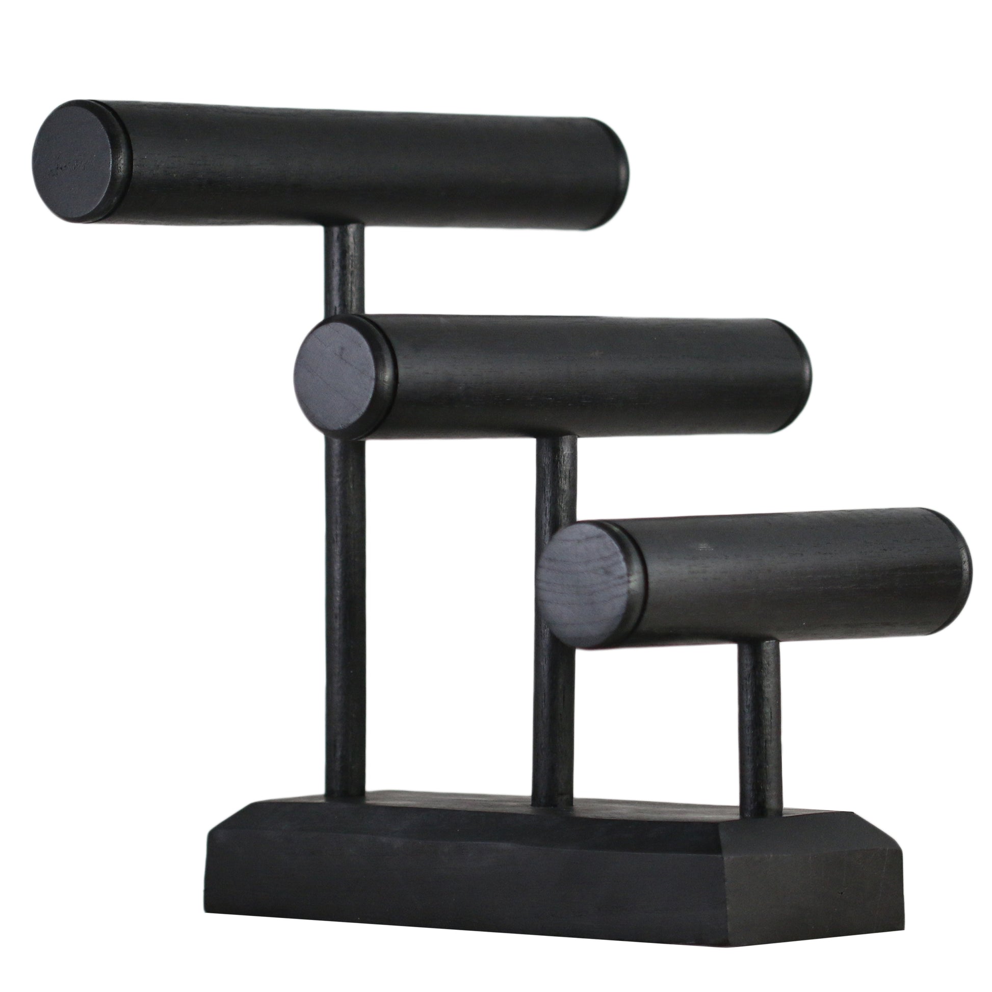 Wooden Bracelet Stand Natural 30cm | Solid Wood Jewelry Display