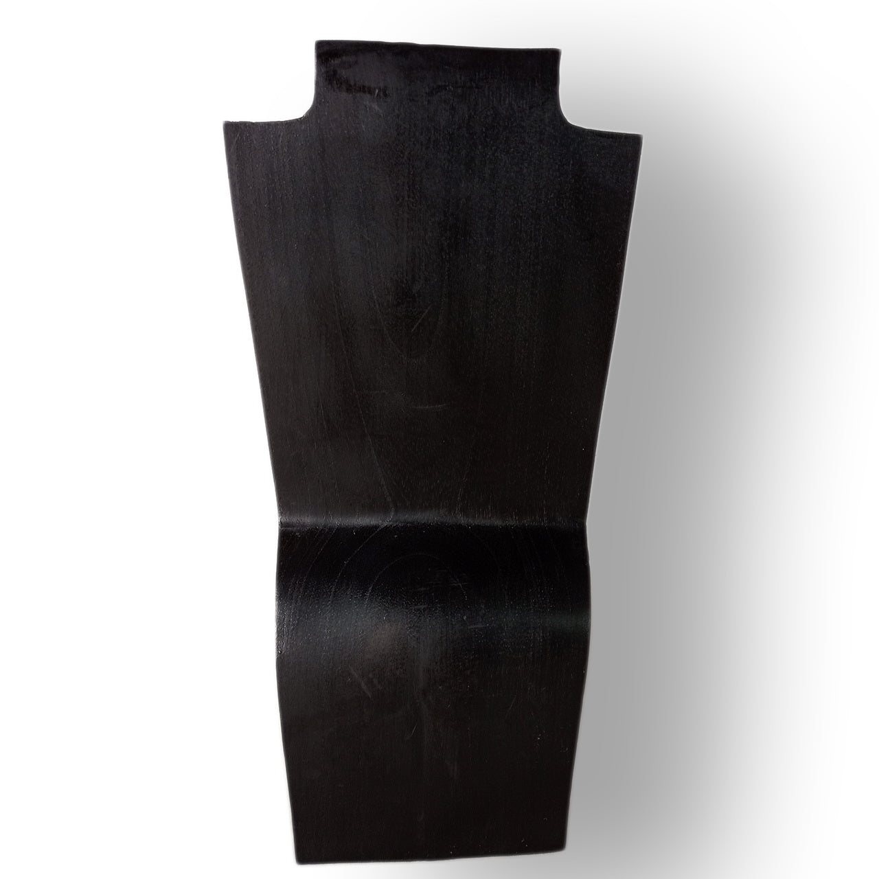 Wooden Jewelry Stand Black 30cm (12") | Necklace Display Bust