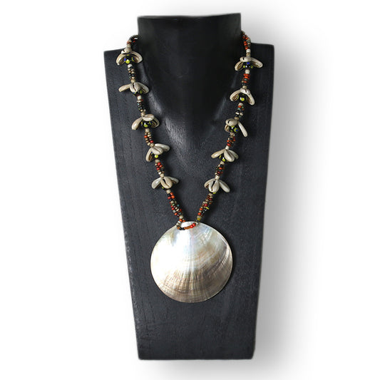 Wooden Jewelry Stand Black 30cm (12") | Necklace Display Bust