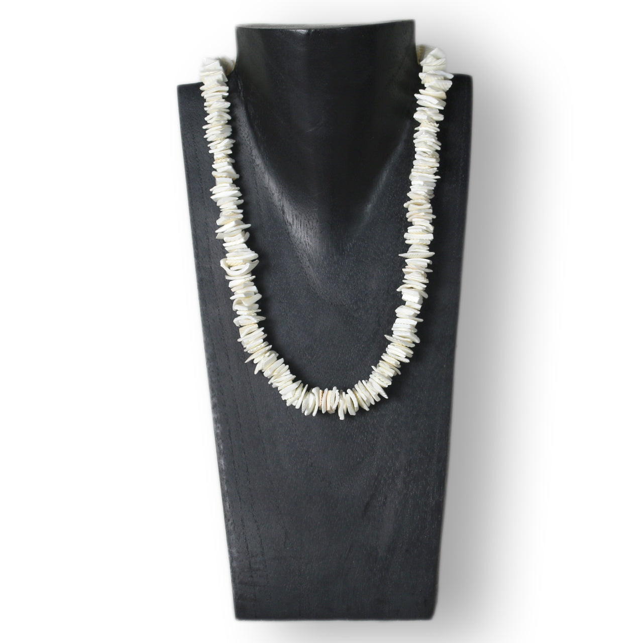 Wooden Jewelry Stand Black 30cm (12") | Necklace Display Bust