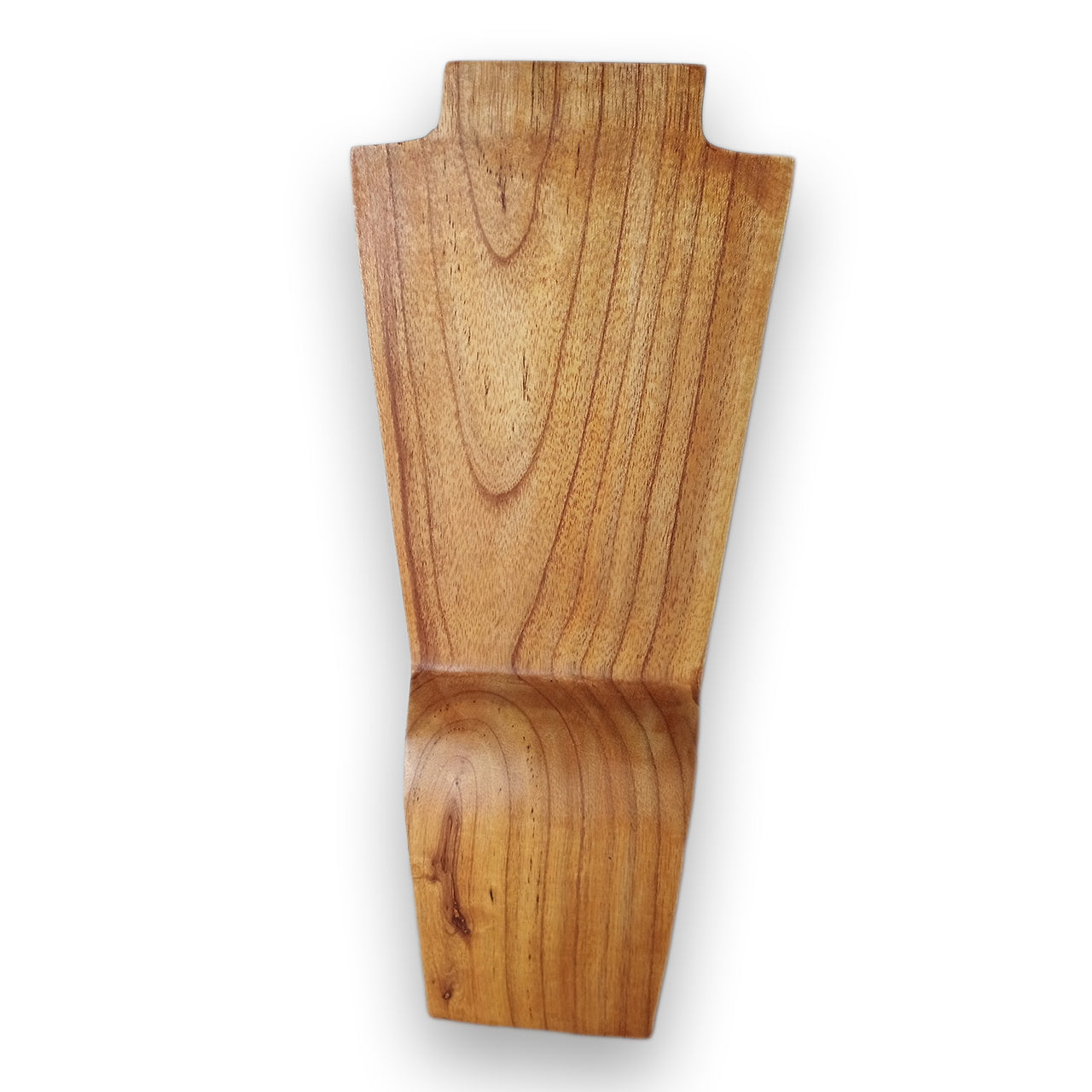 Wooden Jewelry Stand Natural 40cm (15.7") | Necklace Display Bust