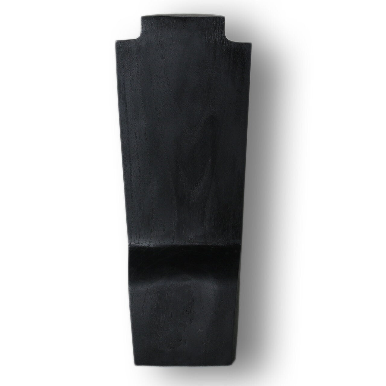 Wooden Jewelry Stand Black 40cm (15.7") | Necklace Display Bust