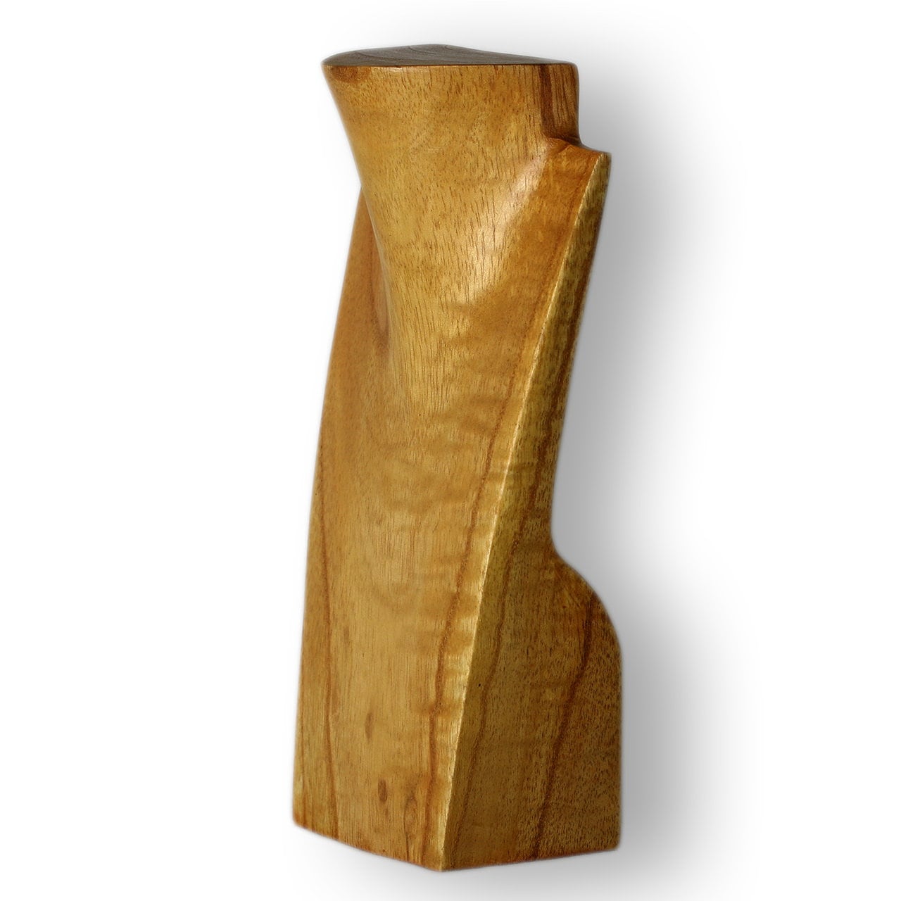 Wooden Jewelry Stand Natural 20cm (7.9") | Necklace Display Bust