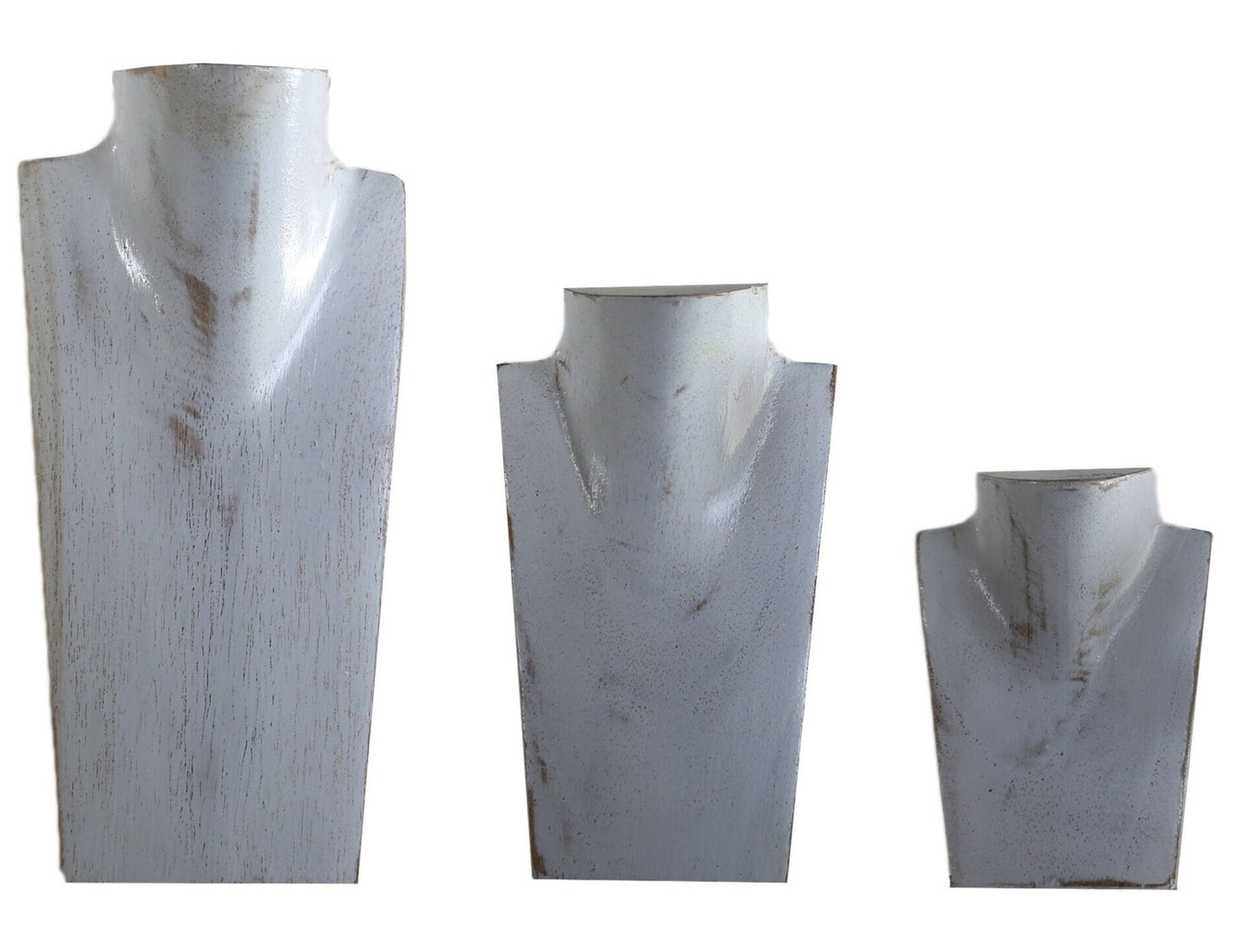 Wooden Jewelry Stand Miniature | Necklace Display Bust