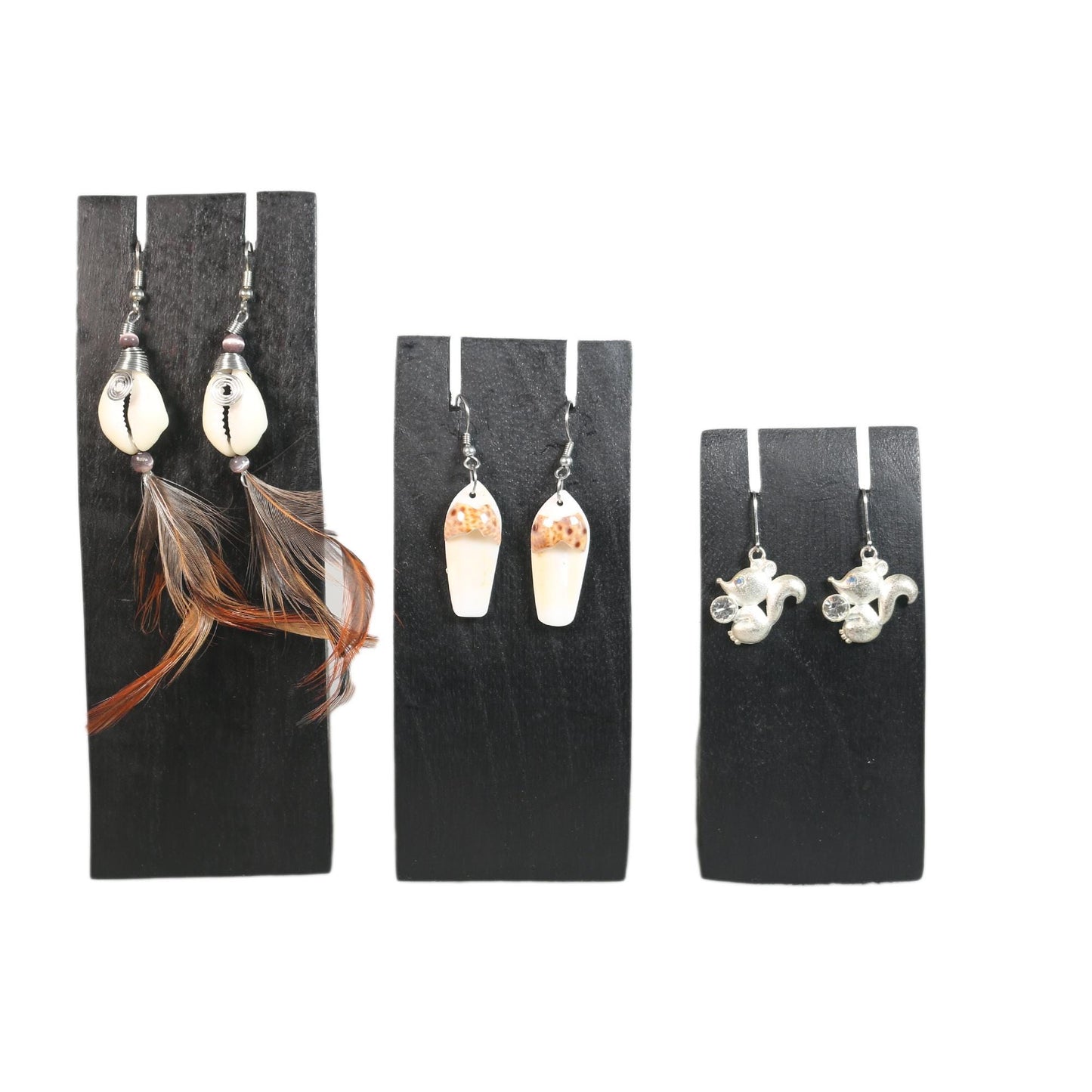 Wooden Earring Display Stand | 3 Sizes 8 / 12 / 15cm