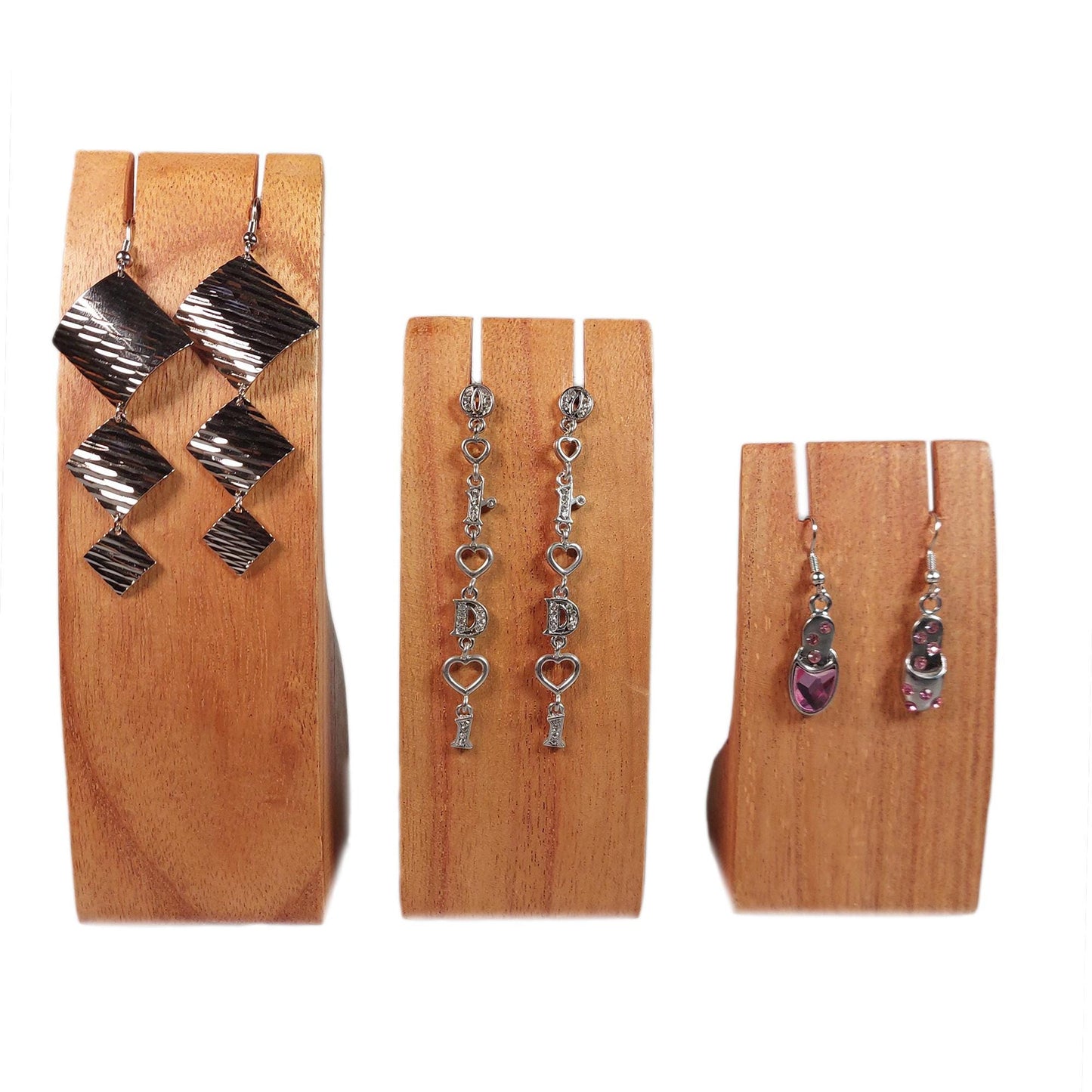 Wooden Earring Display Stand | 3 Sizes 8 / 12 / 15cm
