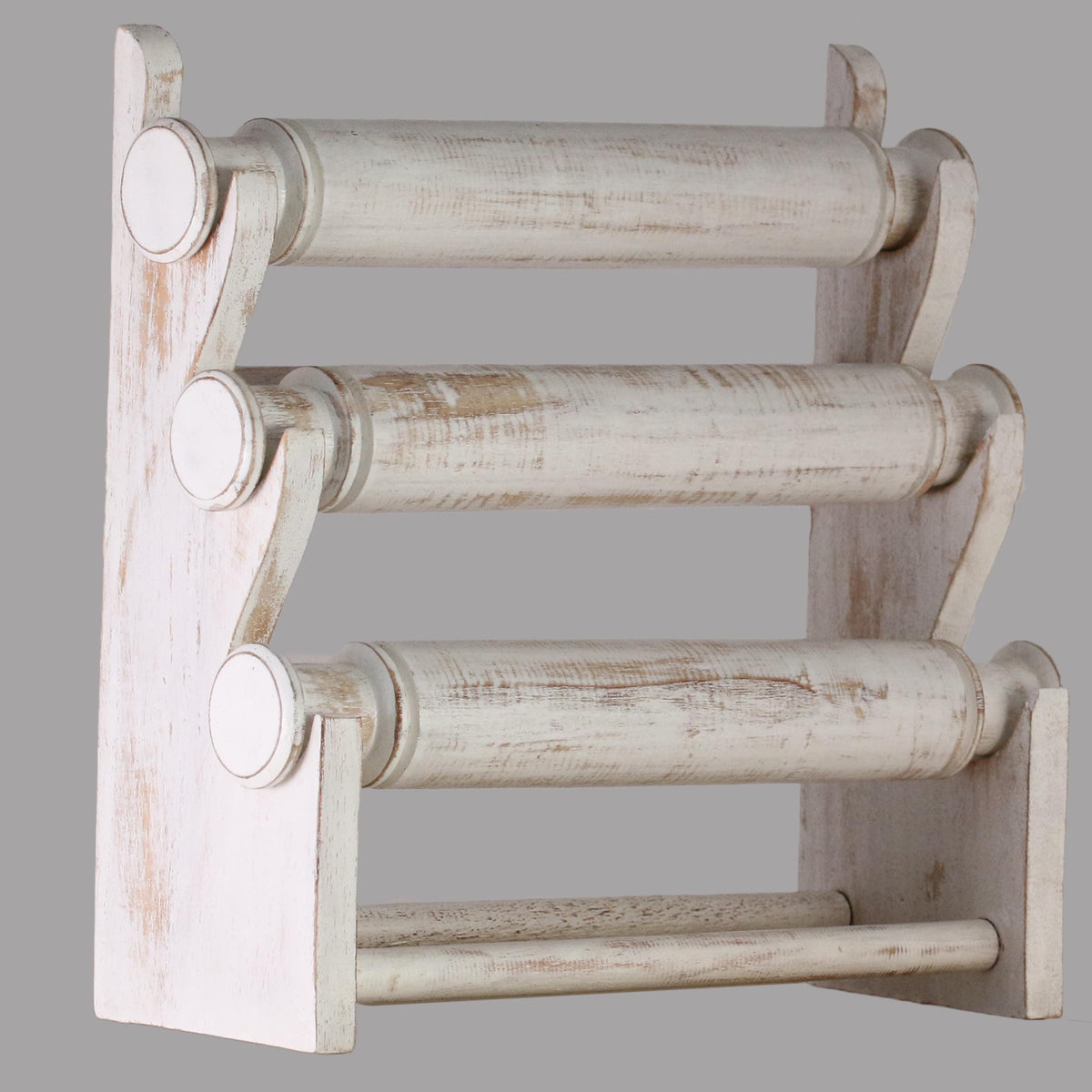 Bracelet stand wooden jewelry holder - presentation shop window, showcase decoration, 3 levels, natural look, compact, handmade in 4 colors