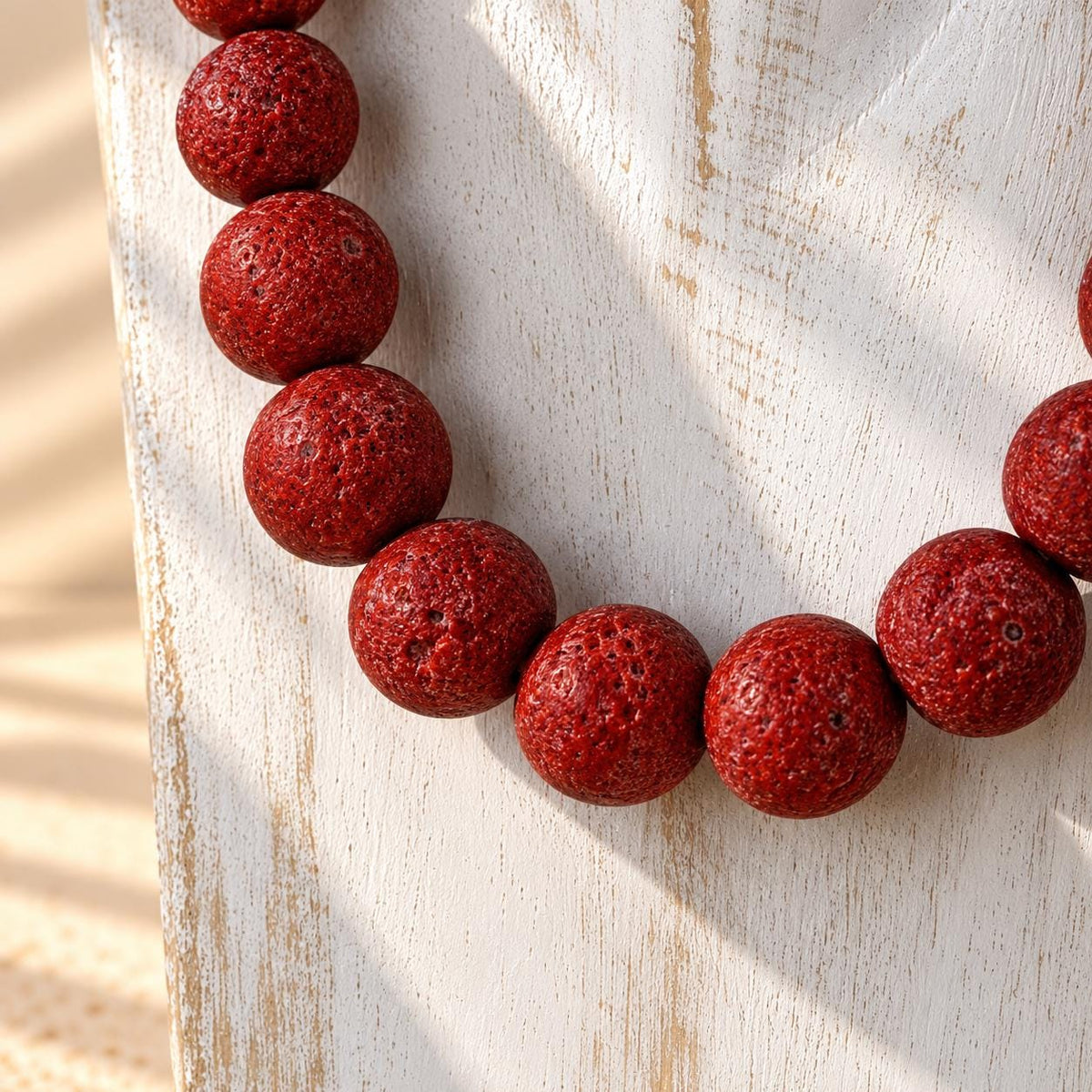 Wooden Necklace Display Bust, Whitewash – Choose 20, 30 or 40 cm / 8, 12 or 16 in